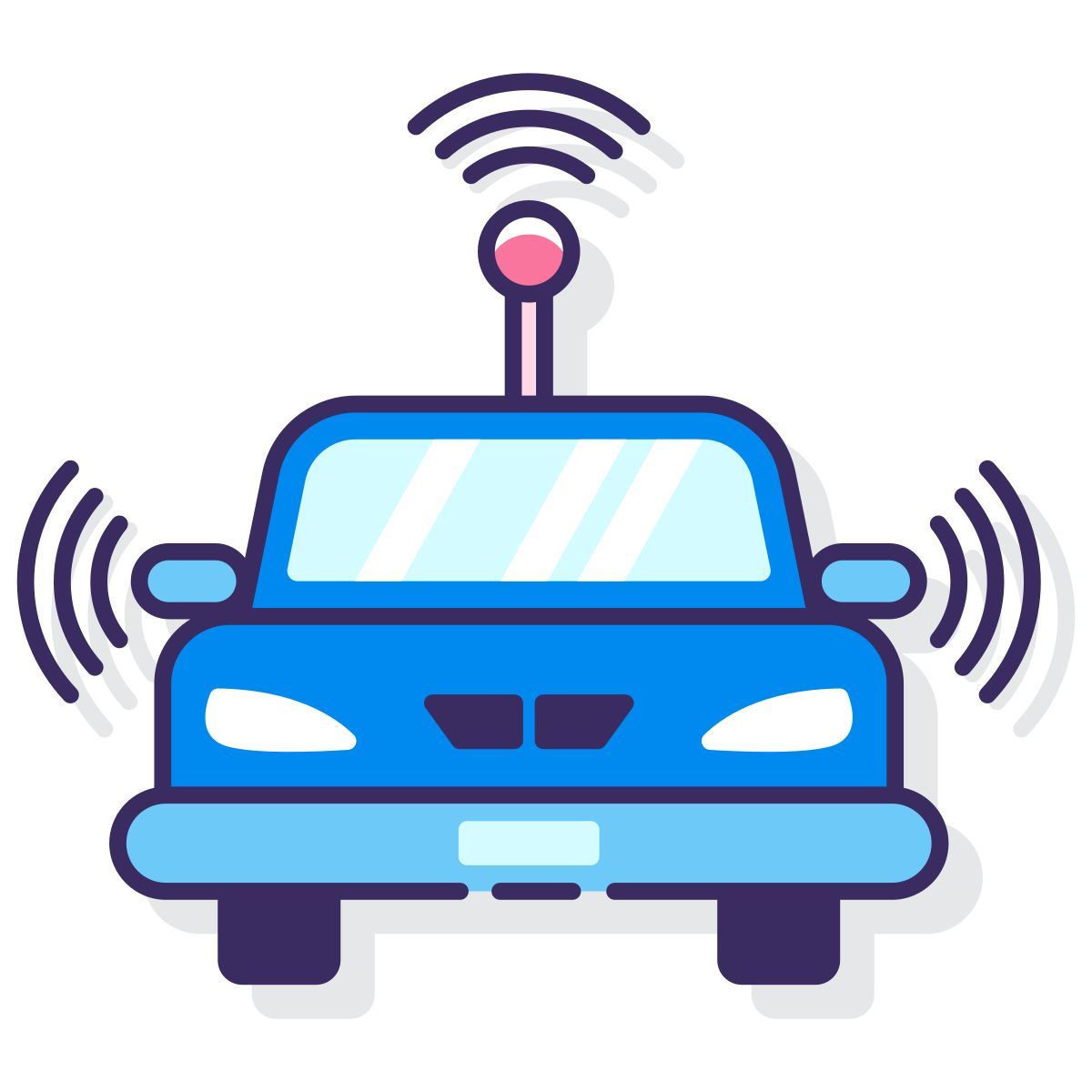 self driving icon