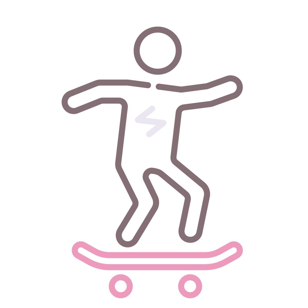faire du skateboard icon