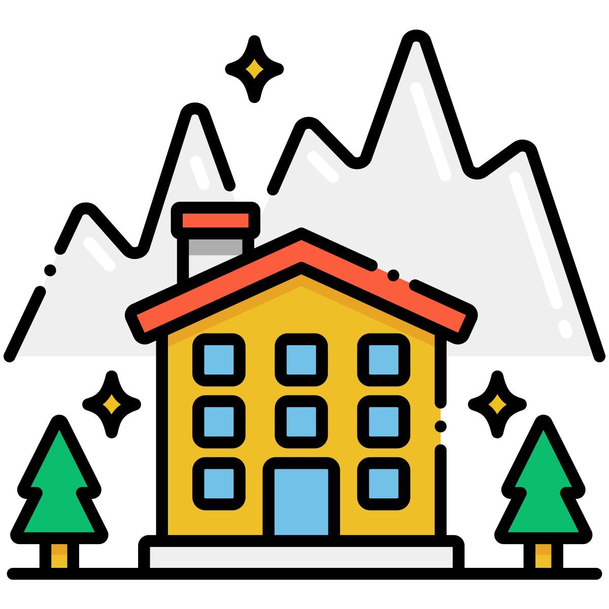 ski resort icon