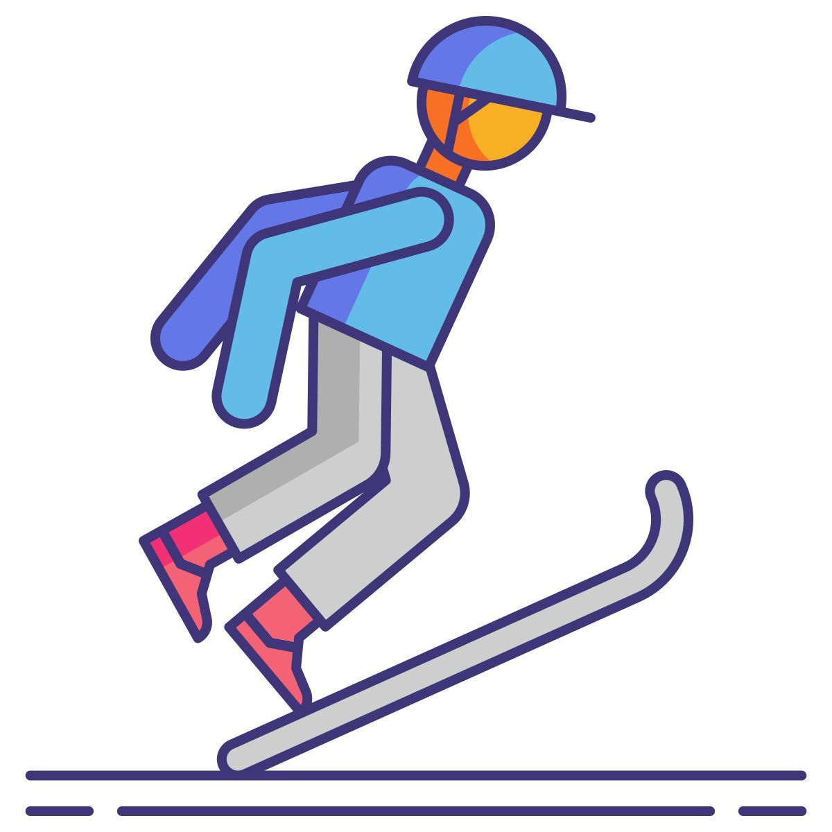 skiing icon