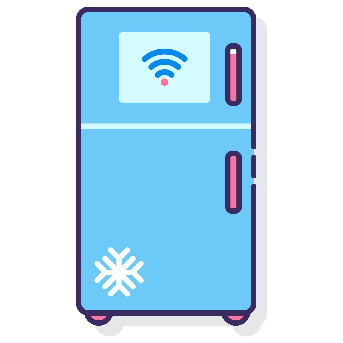 smart fridge icon