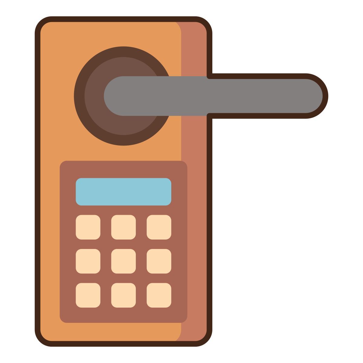 intelligentes schloss icon