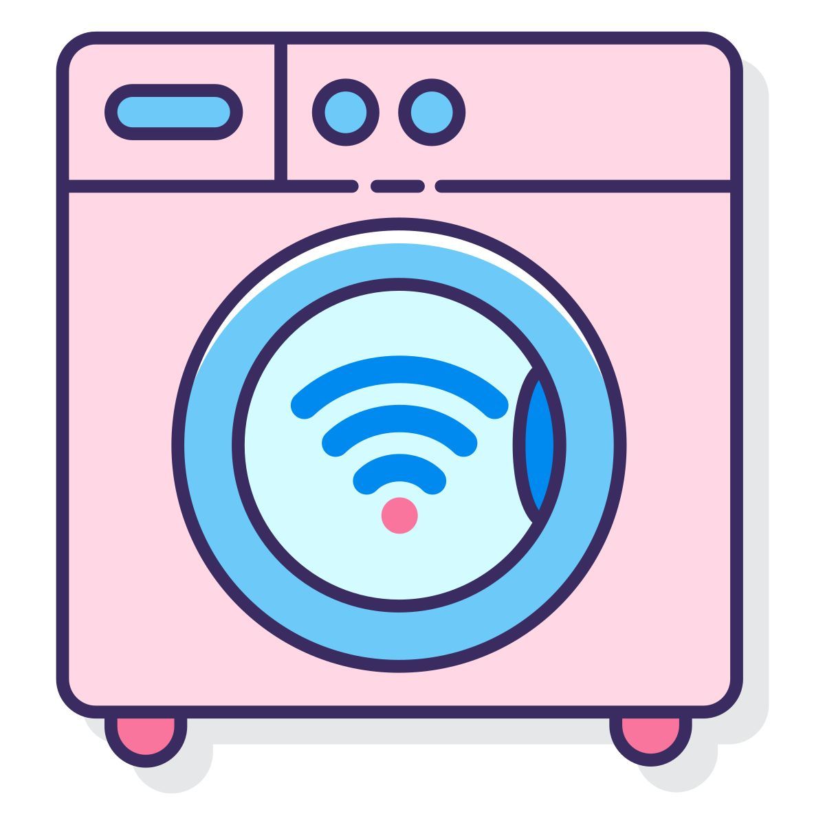 smart washing machine icon