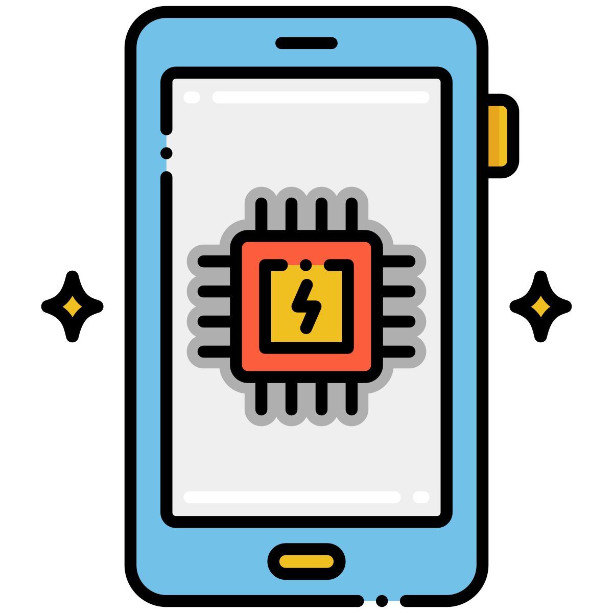 スマートフォン icon