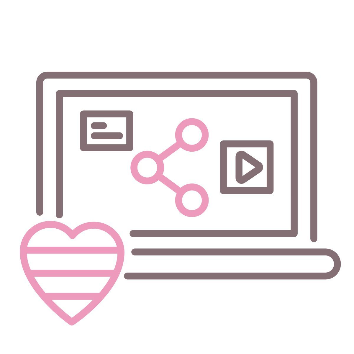 социальные медиа icon