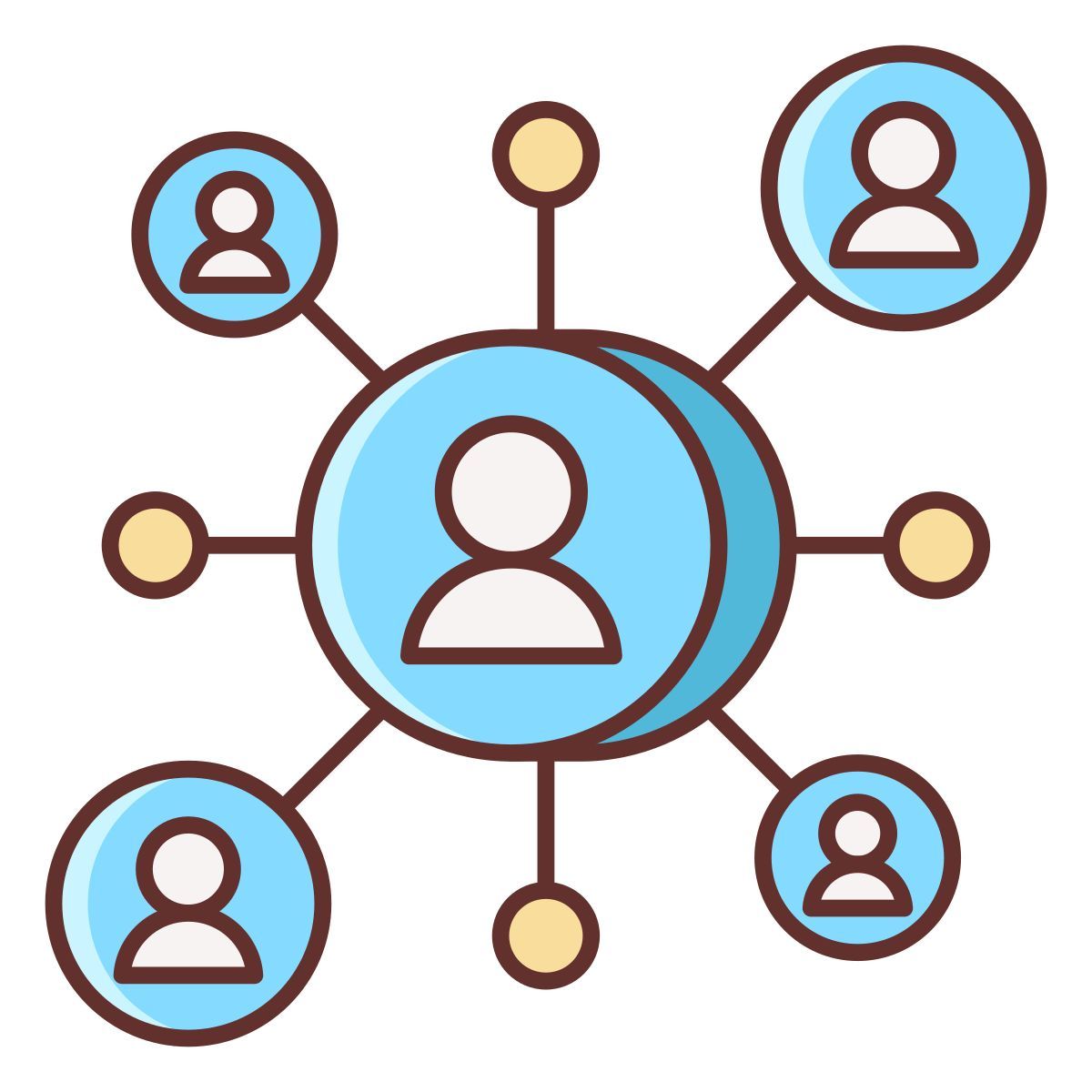 soziale reichweite icon