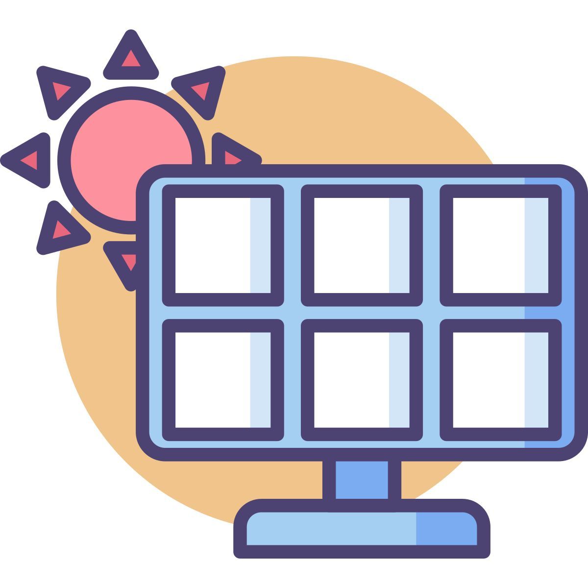 solar panel icon