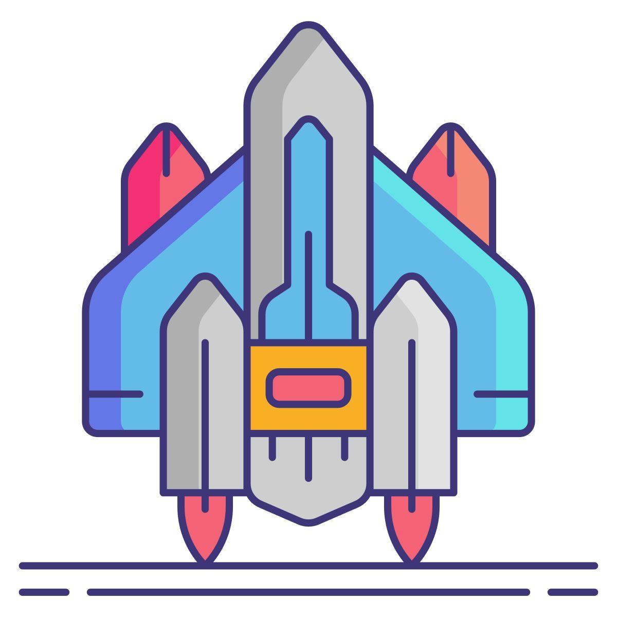 spaceship icon
