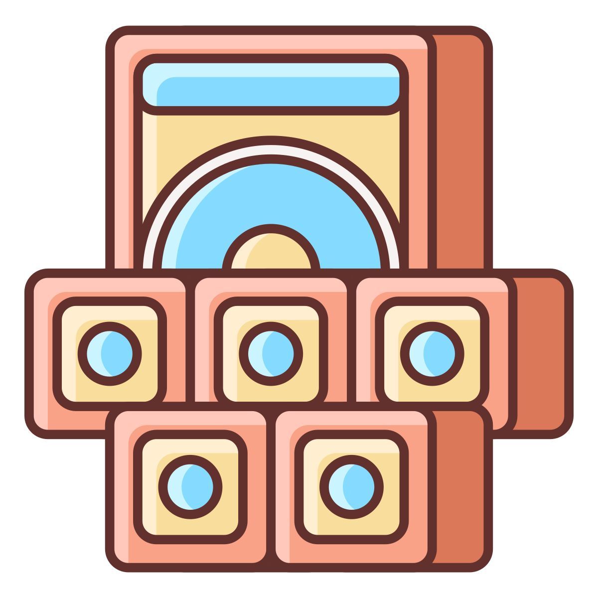 sistema de alto falantes icon