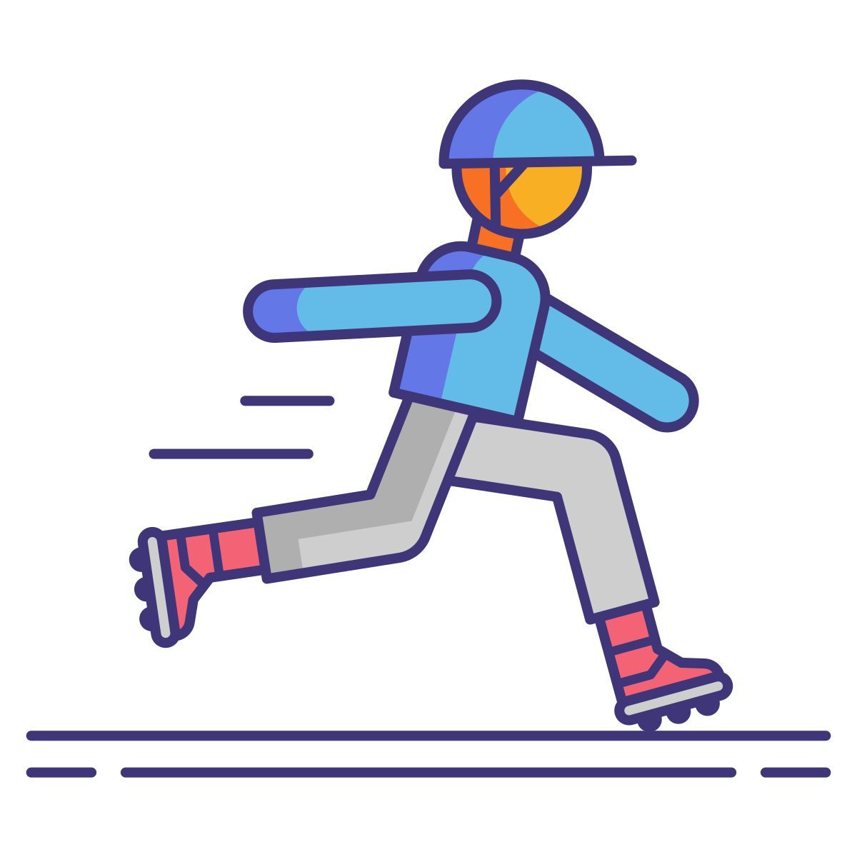 patinage de vitesse icon