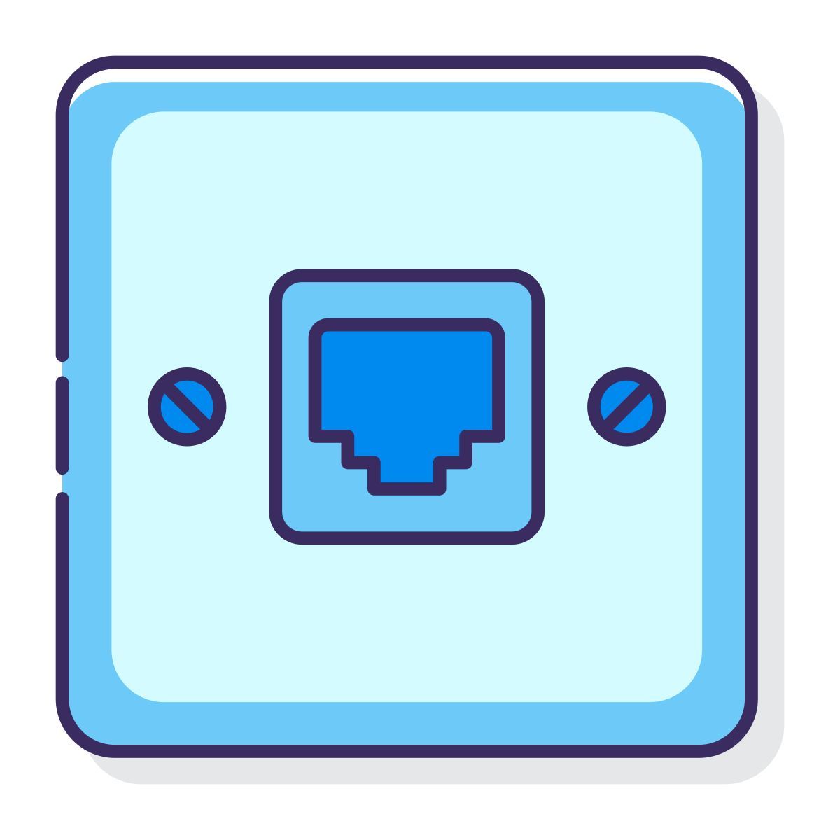 方形插座 icon