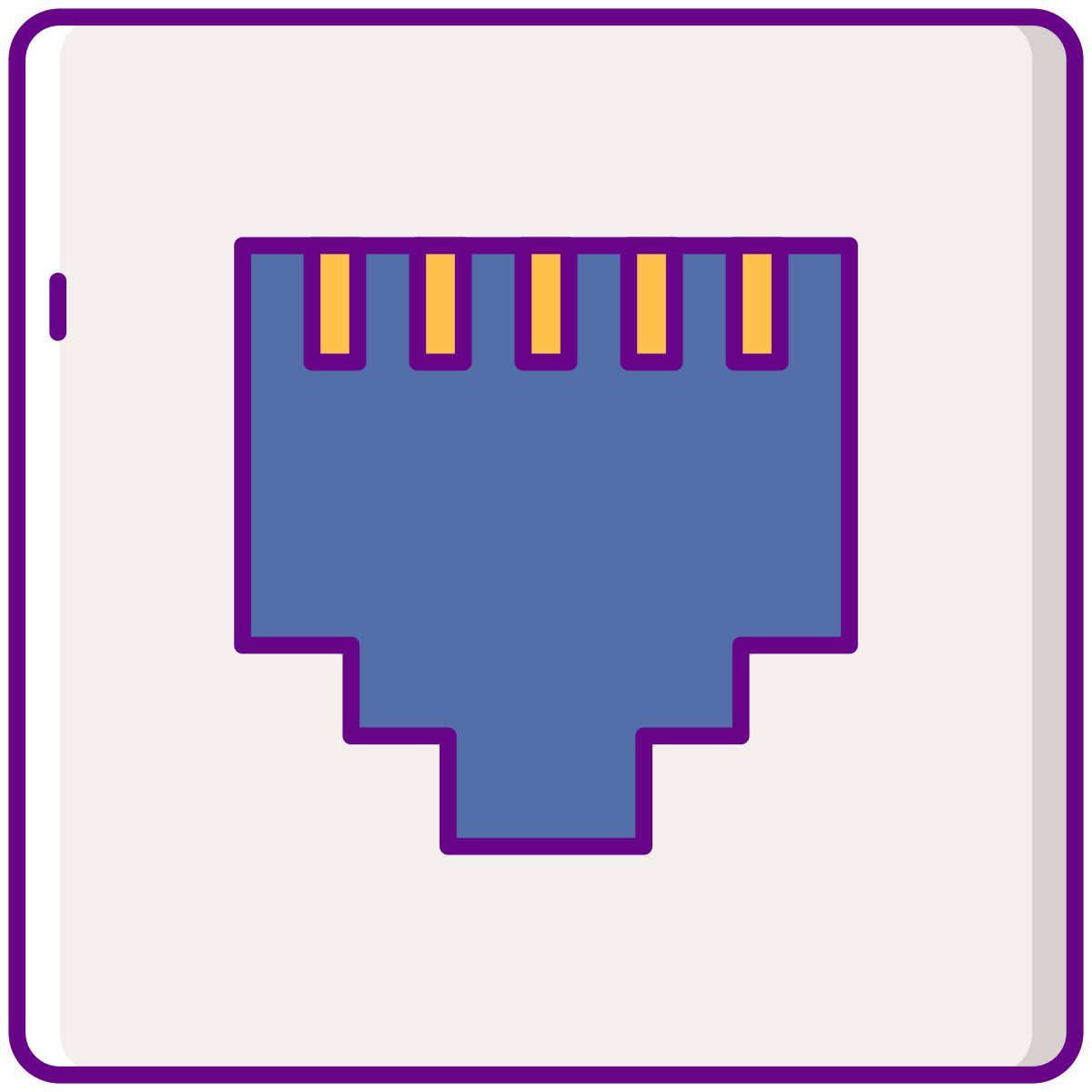 方形插座 icon