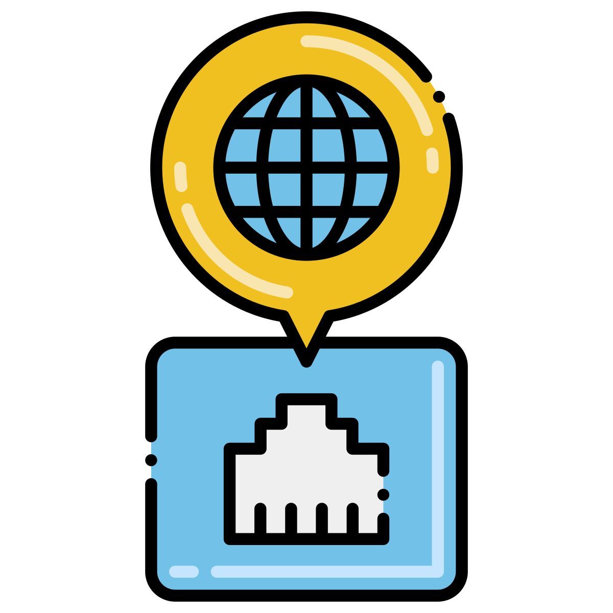 方形插座 icon