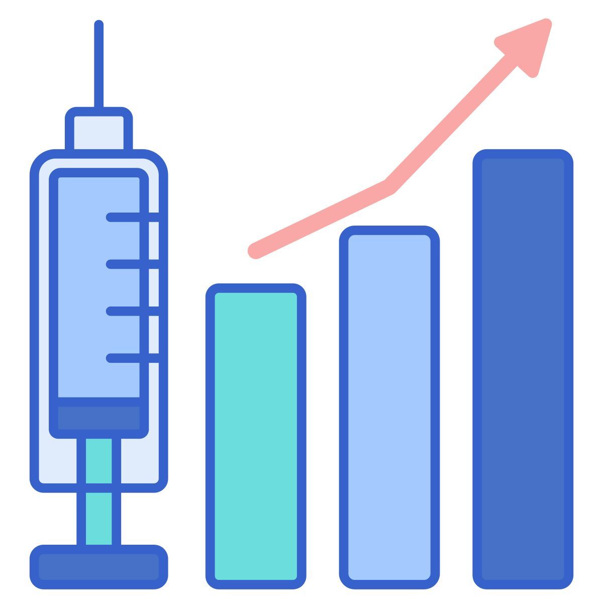 vaccination statistics icon