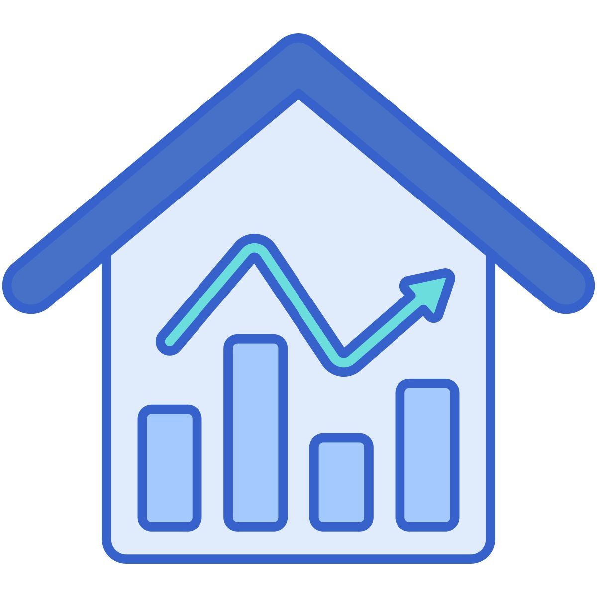 aplicación de la bolsa de valores icon