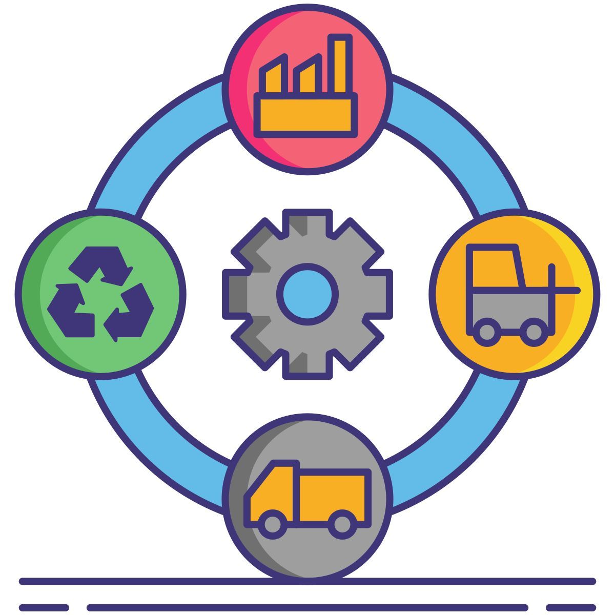 supply chain icon