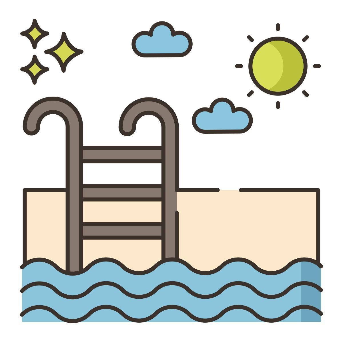 swimming pool icon