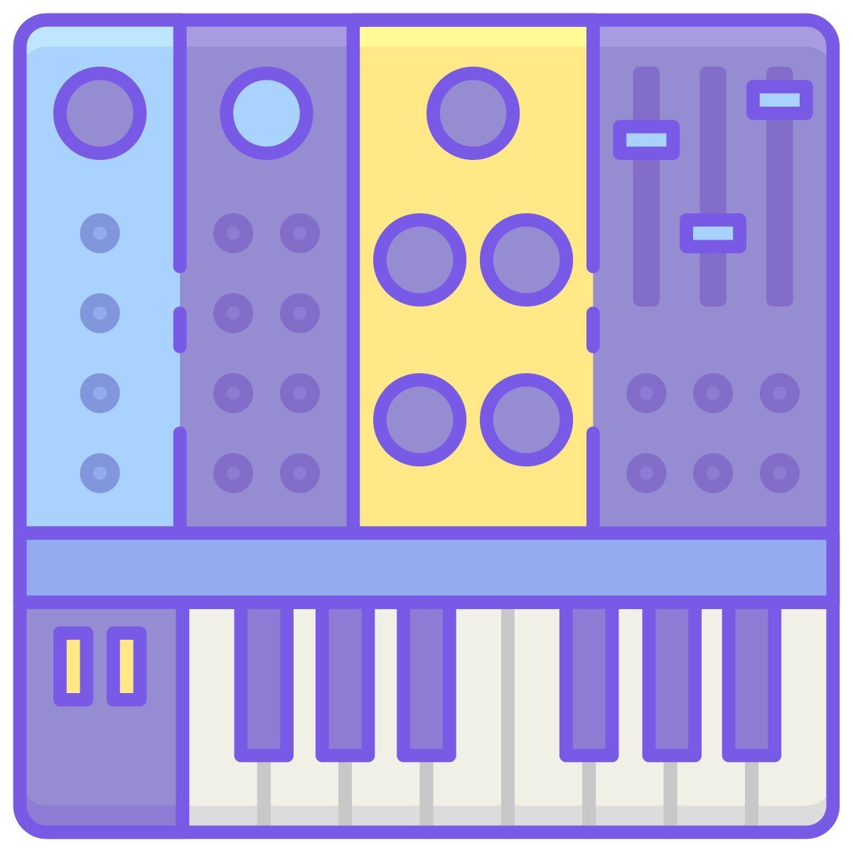 synthesizer icon