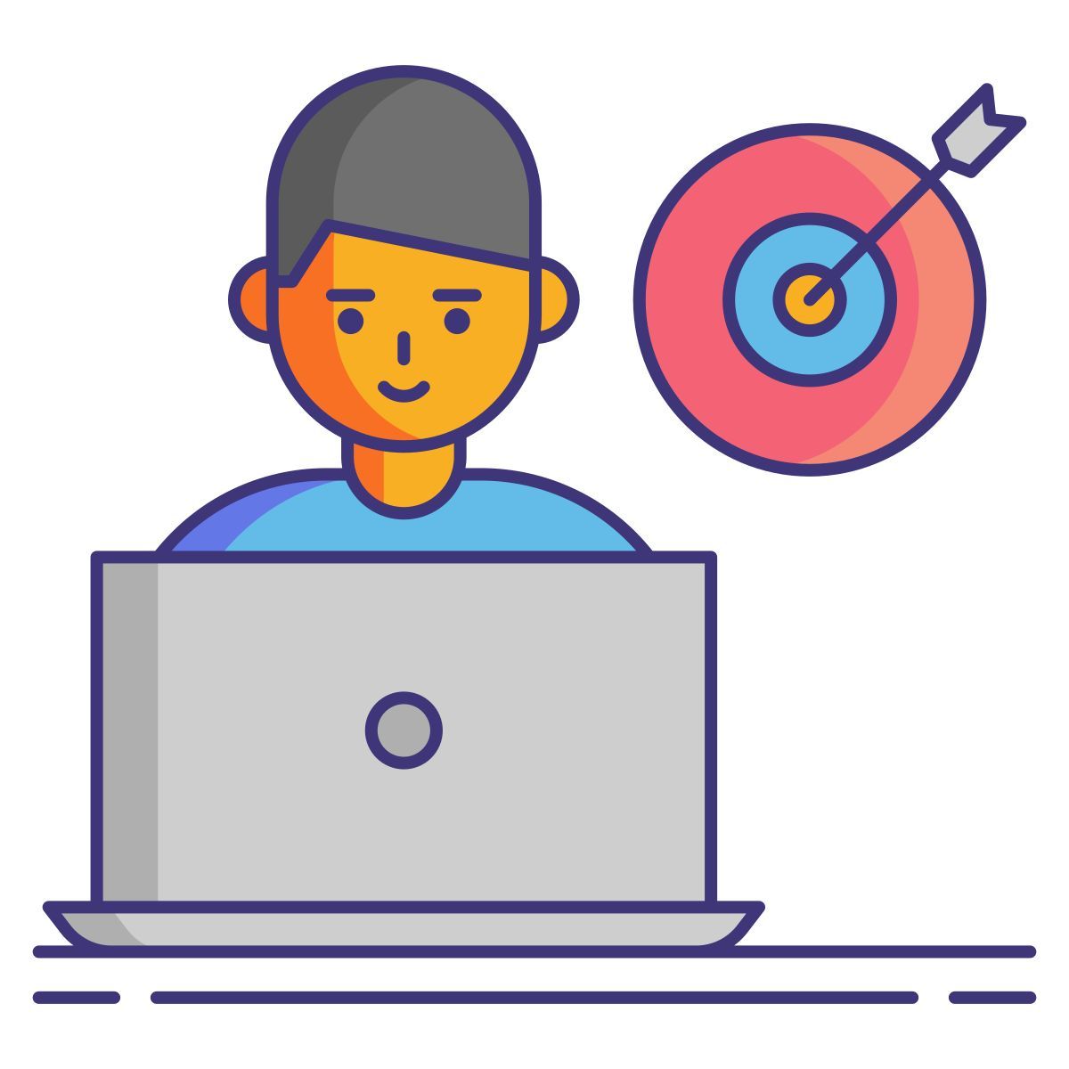 текущая позиция icon