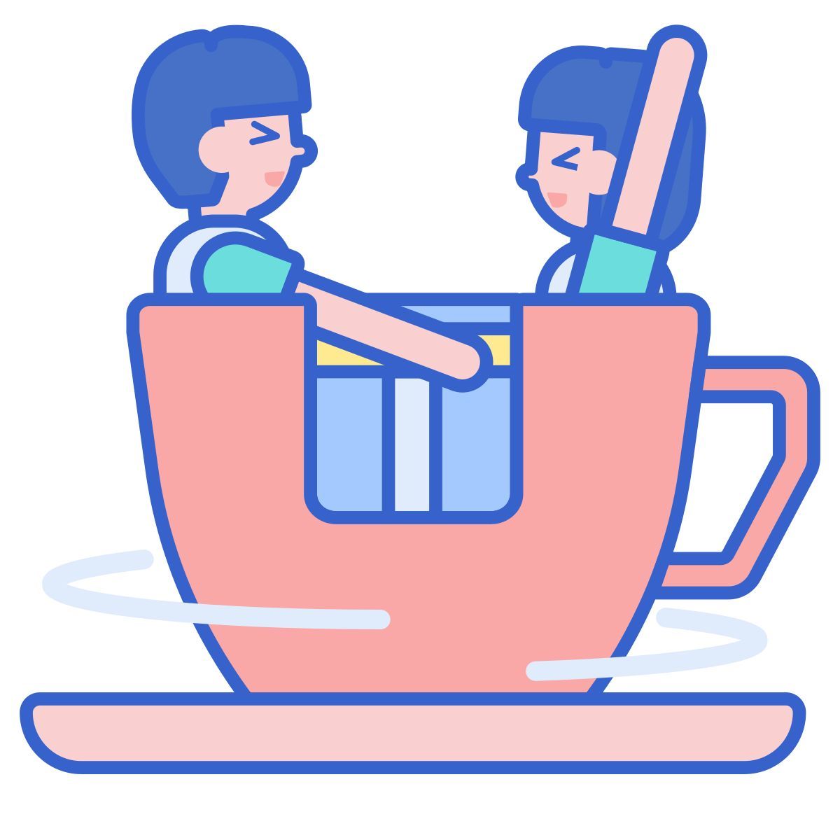 tea cup ride icon