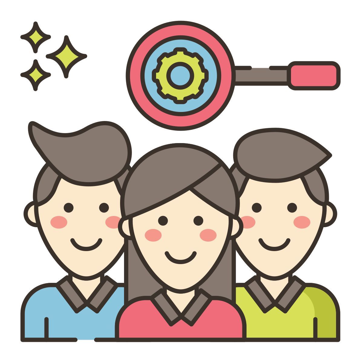 사용자 그룹 남성 여성 icon