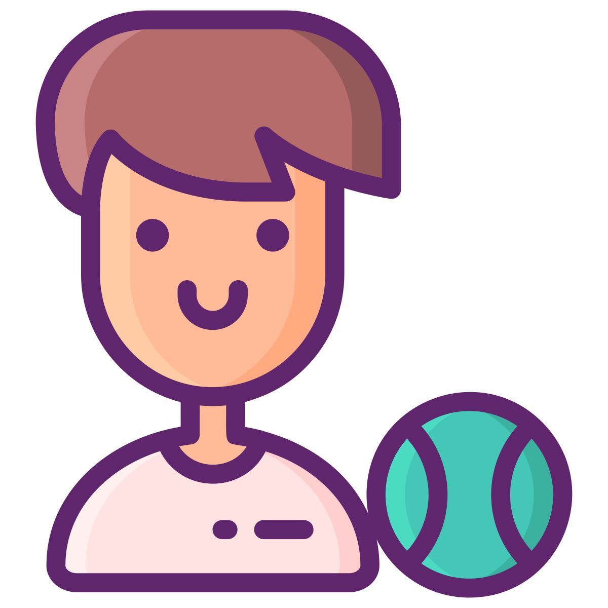 tennis player icon