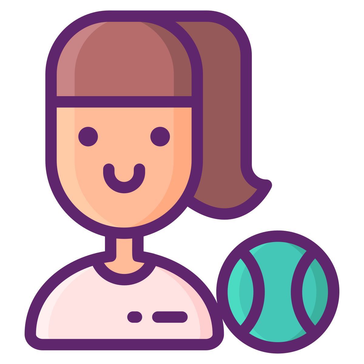 tennis player icon