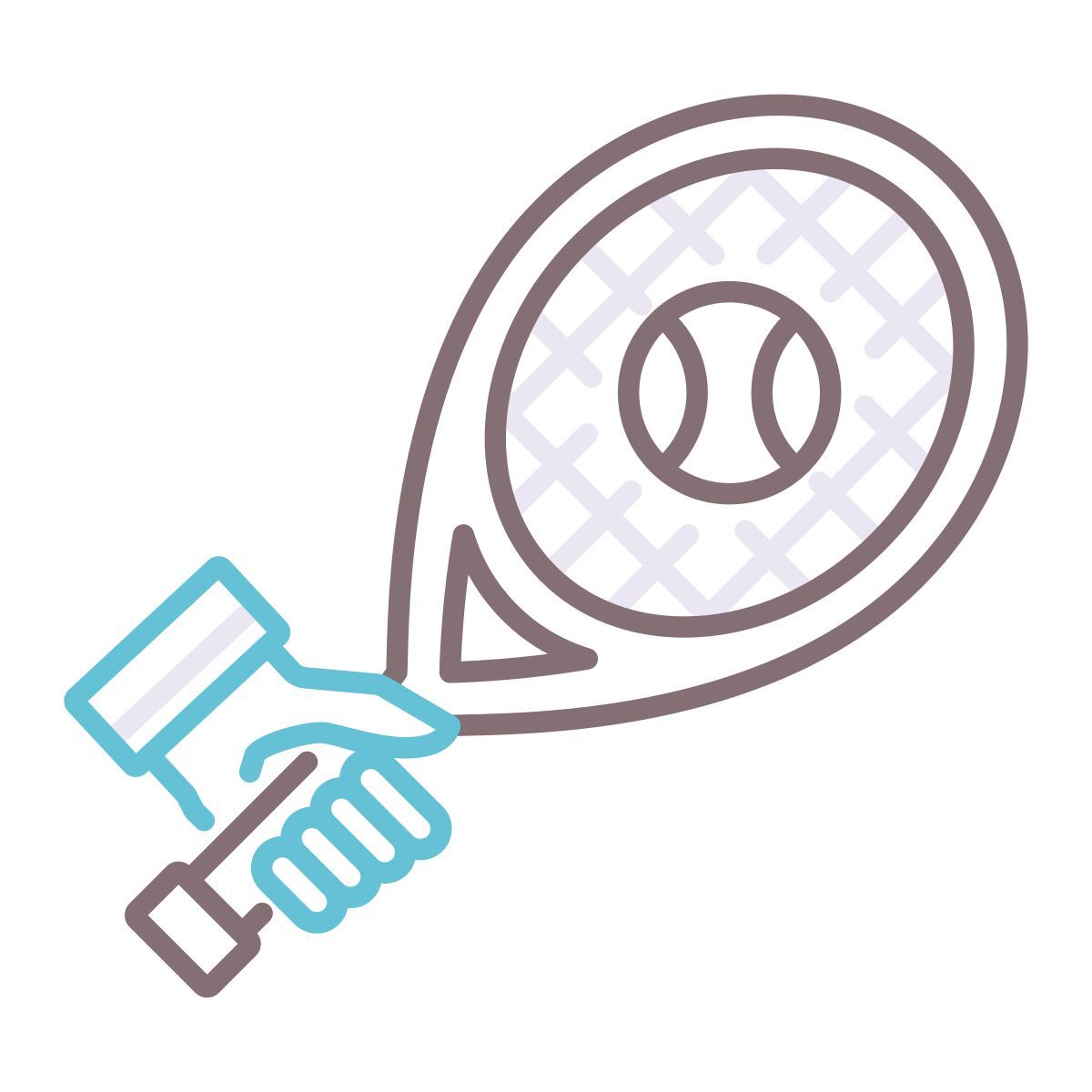 icono raqueta de tenis
