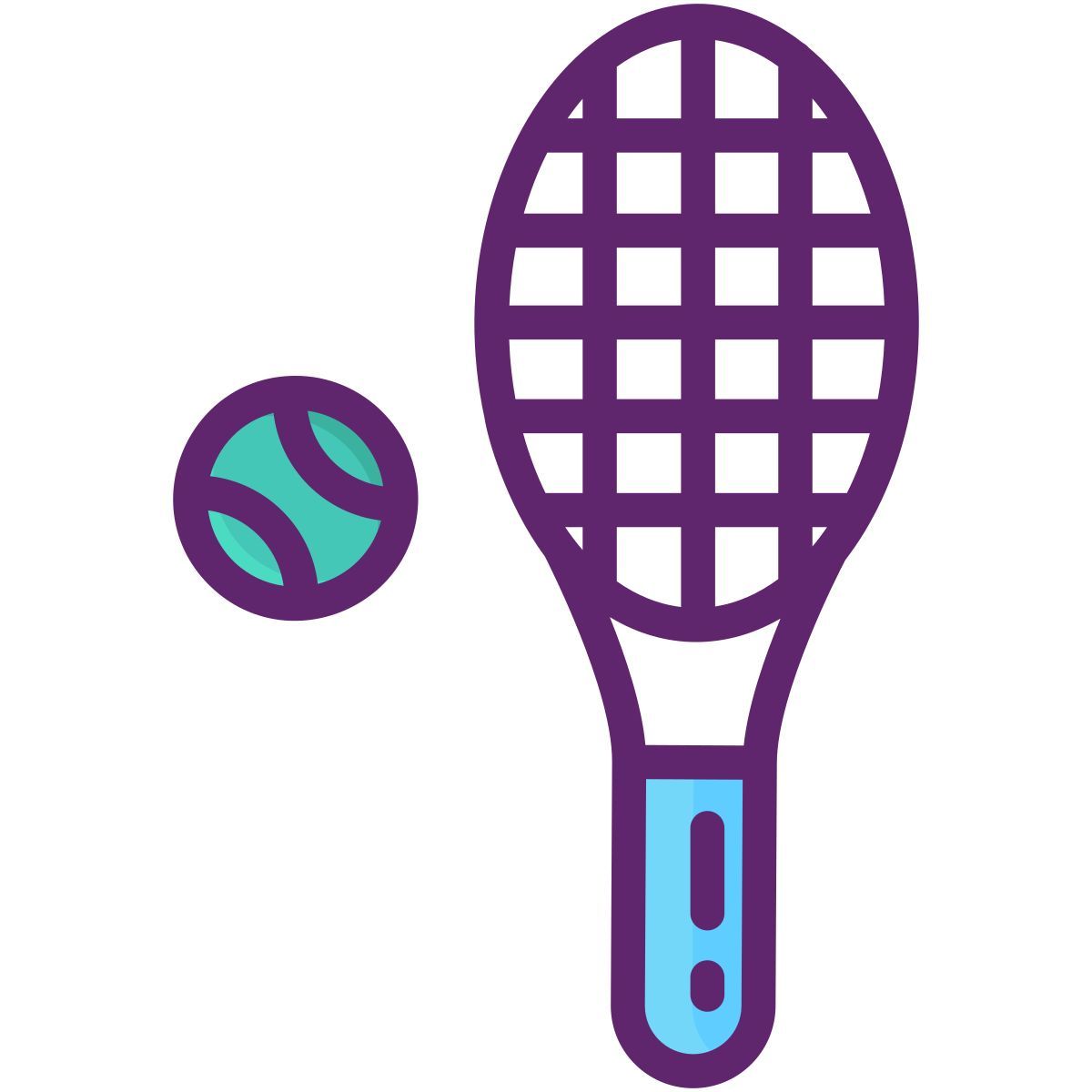 icono raqueta de tenis