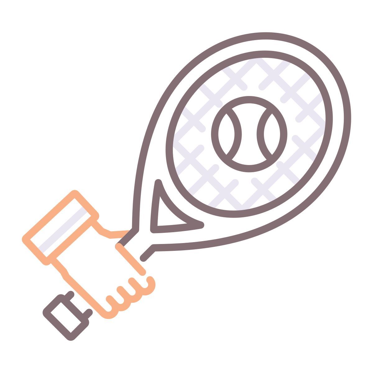 icono raqueta de tenis