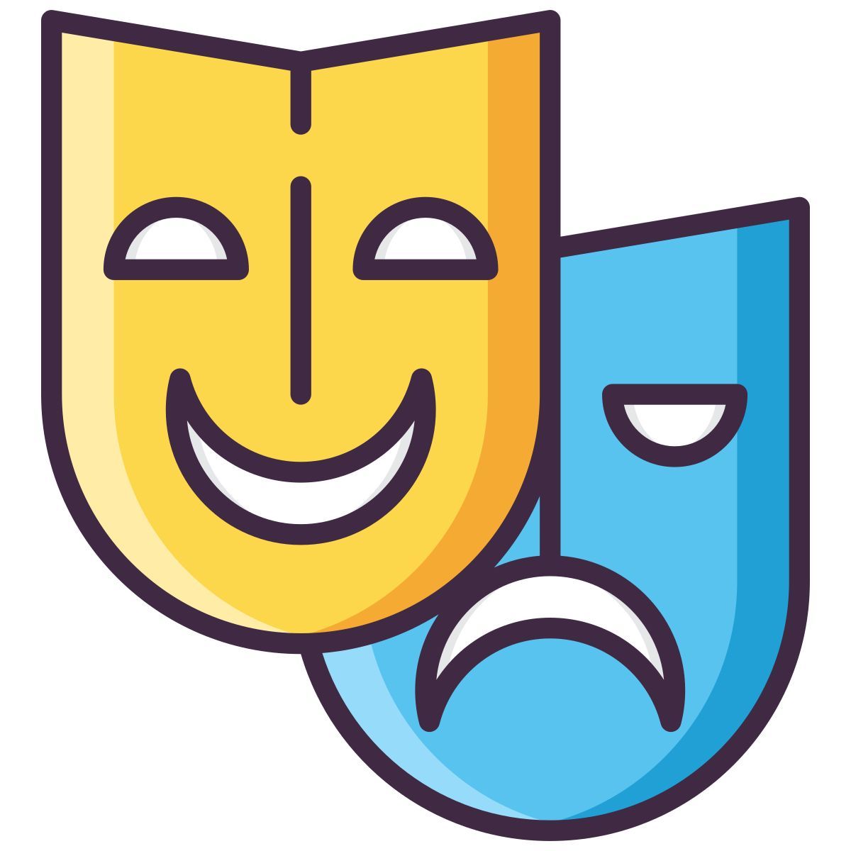 theatre mask icon