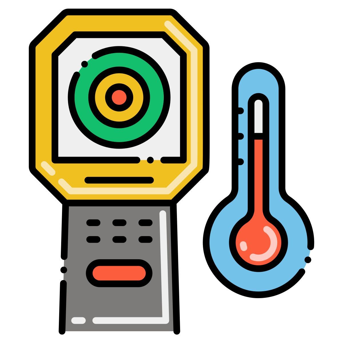 imágenes térmicas icon