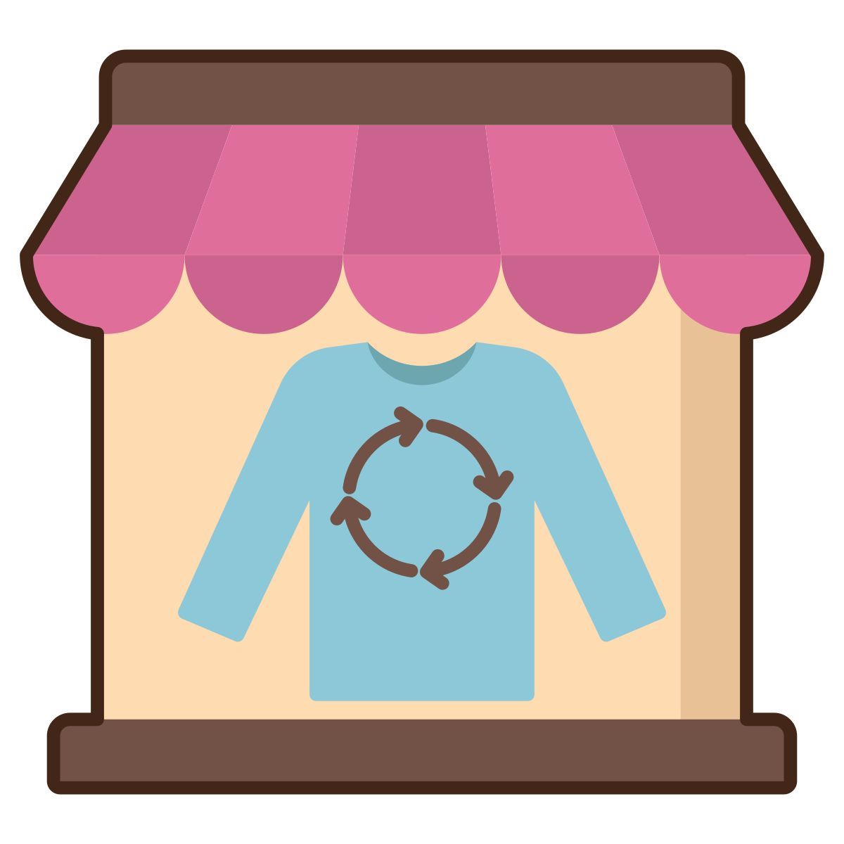 secondhand laden icon