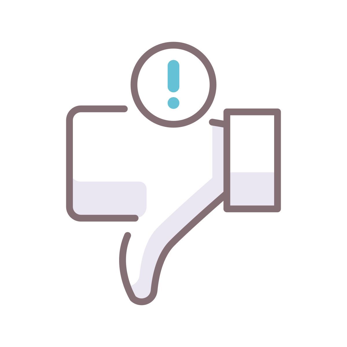 pollice giù icon