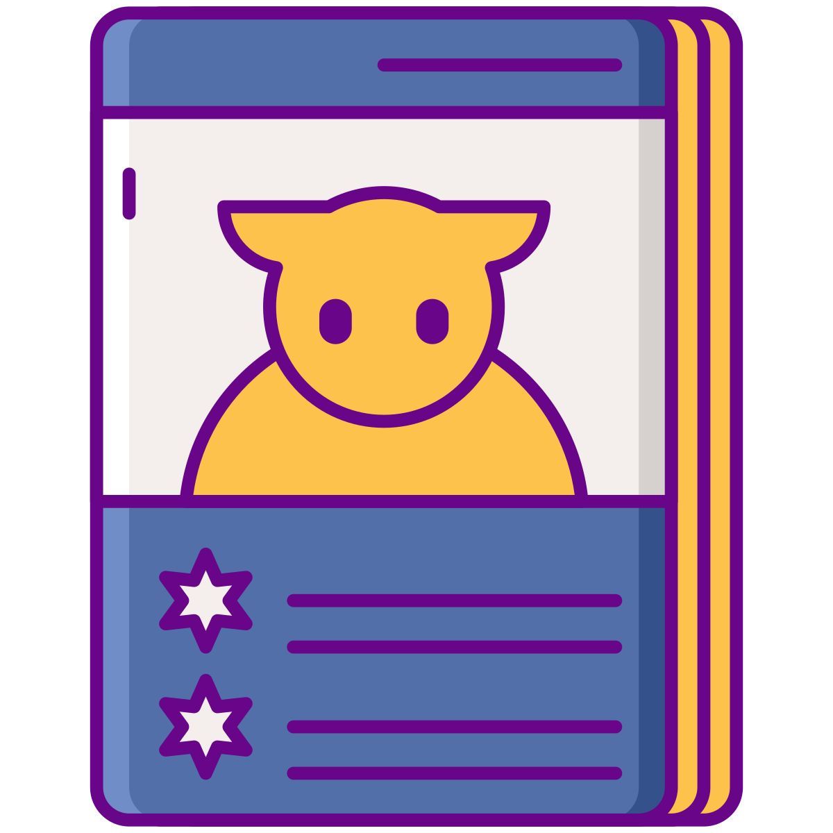 trading card icon