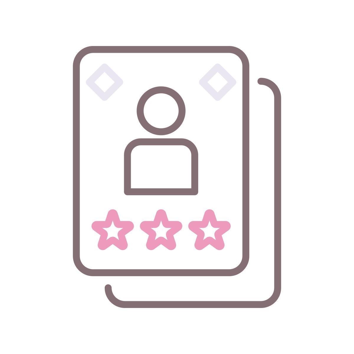 carte à collectionner icon