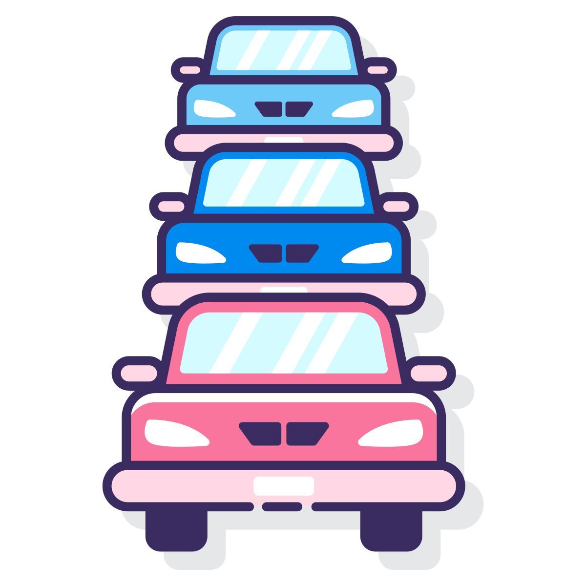 traffic jam icon