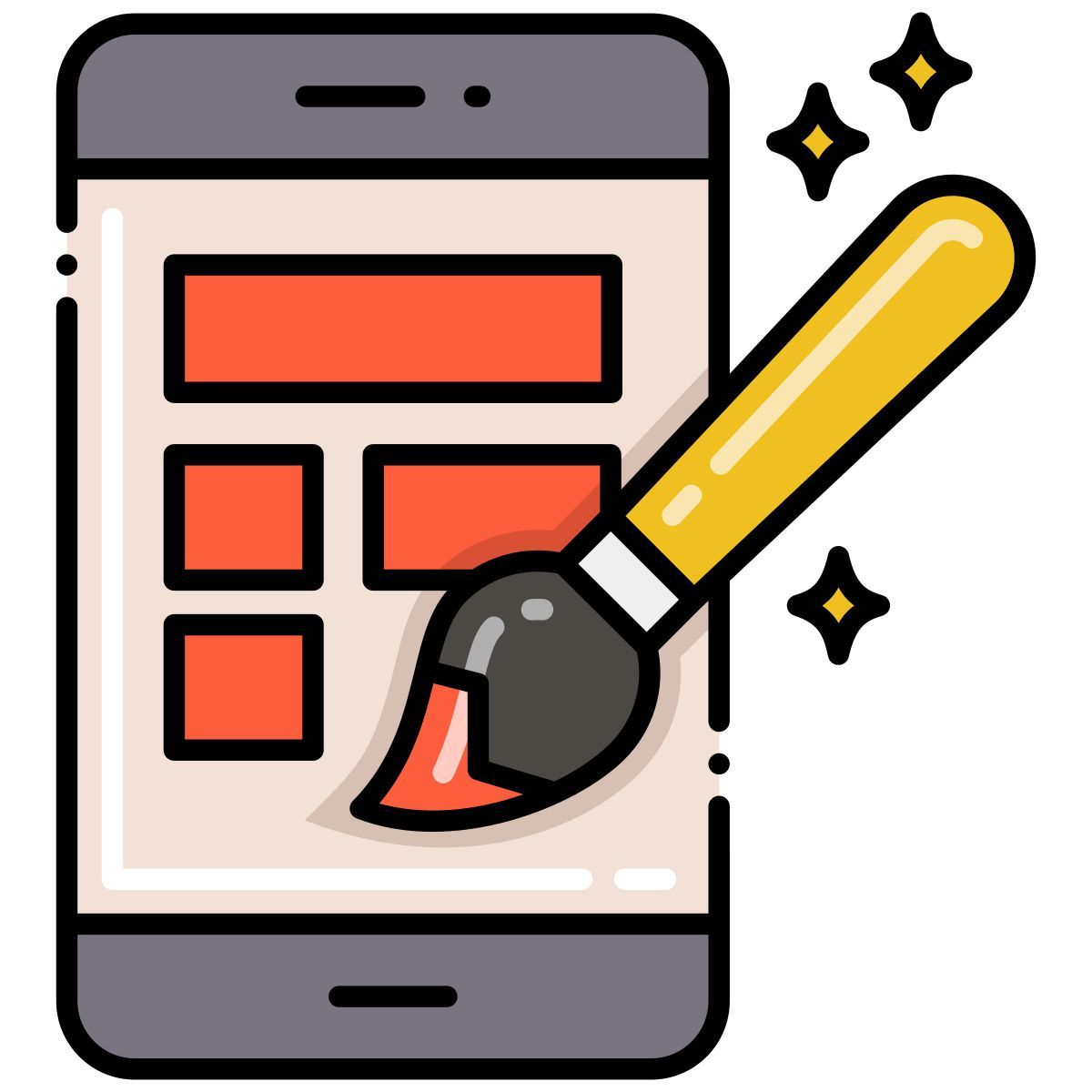 conception de l'interface utilisateur icon