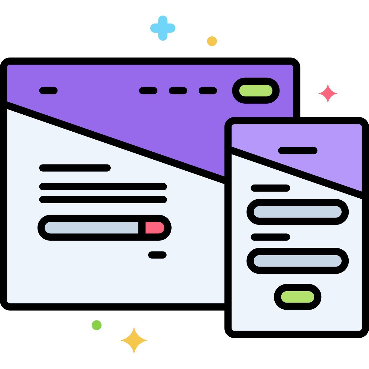 conception de l'interface utilisateur icon