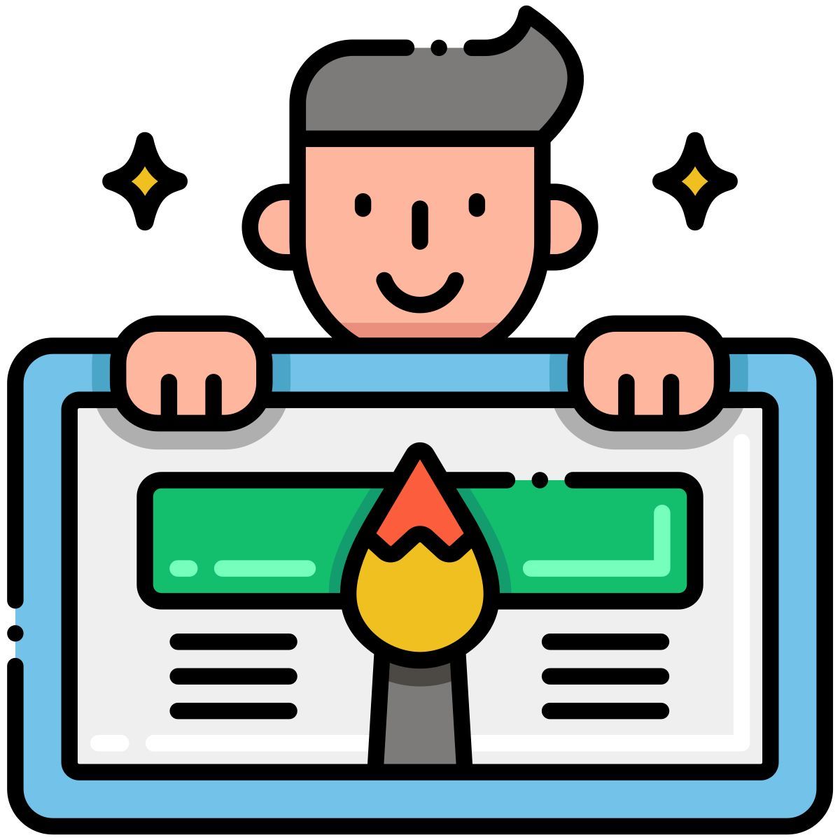 conception de l'interface utilisateur icon