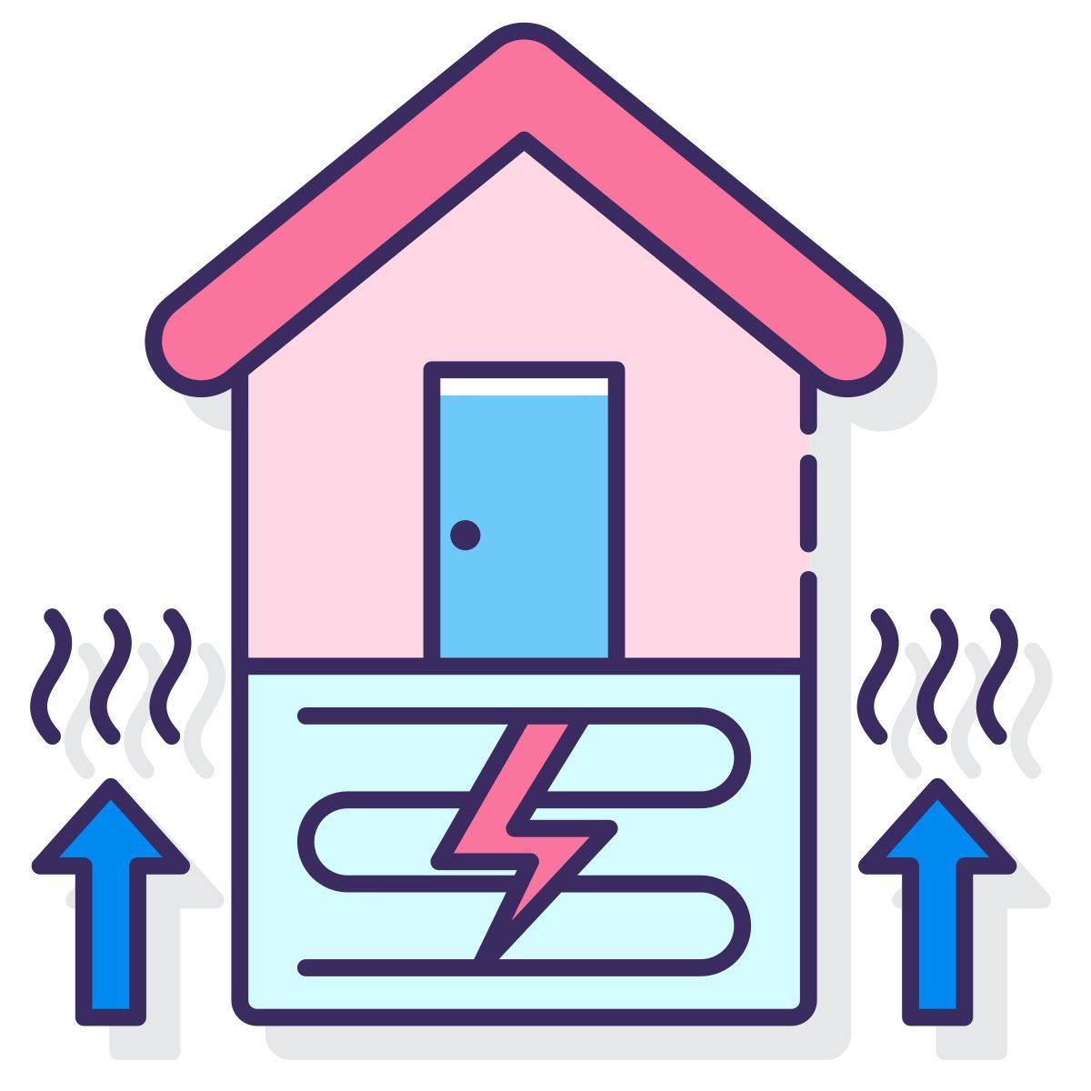 underfloor heating icon