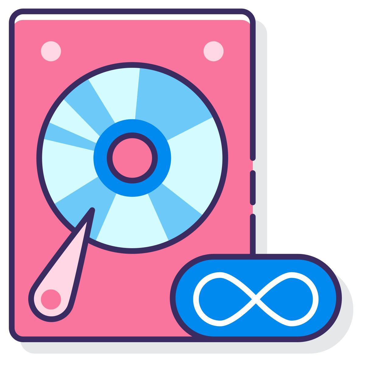 unlimited storage icon