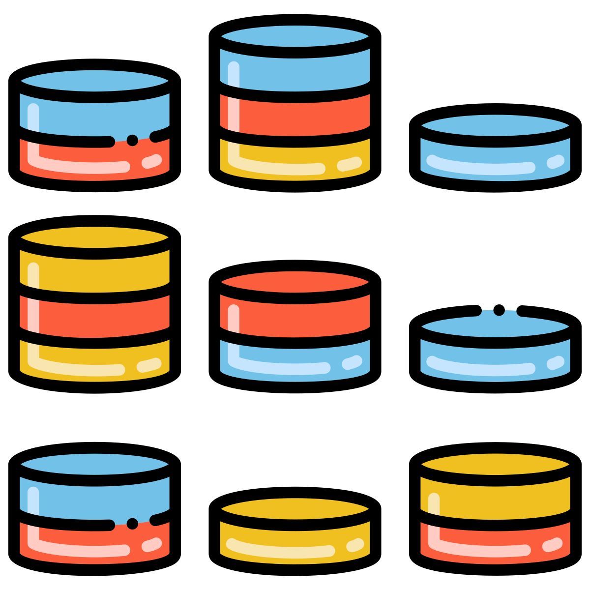 données non structurées icon