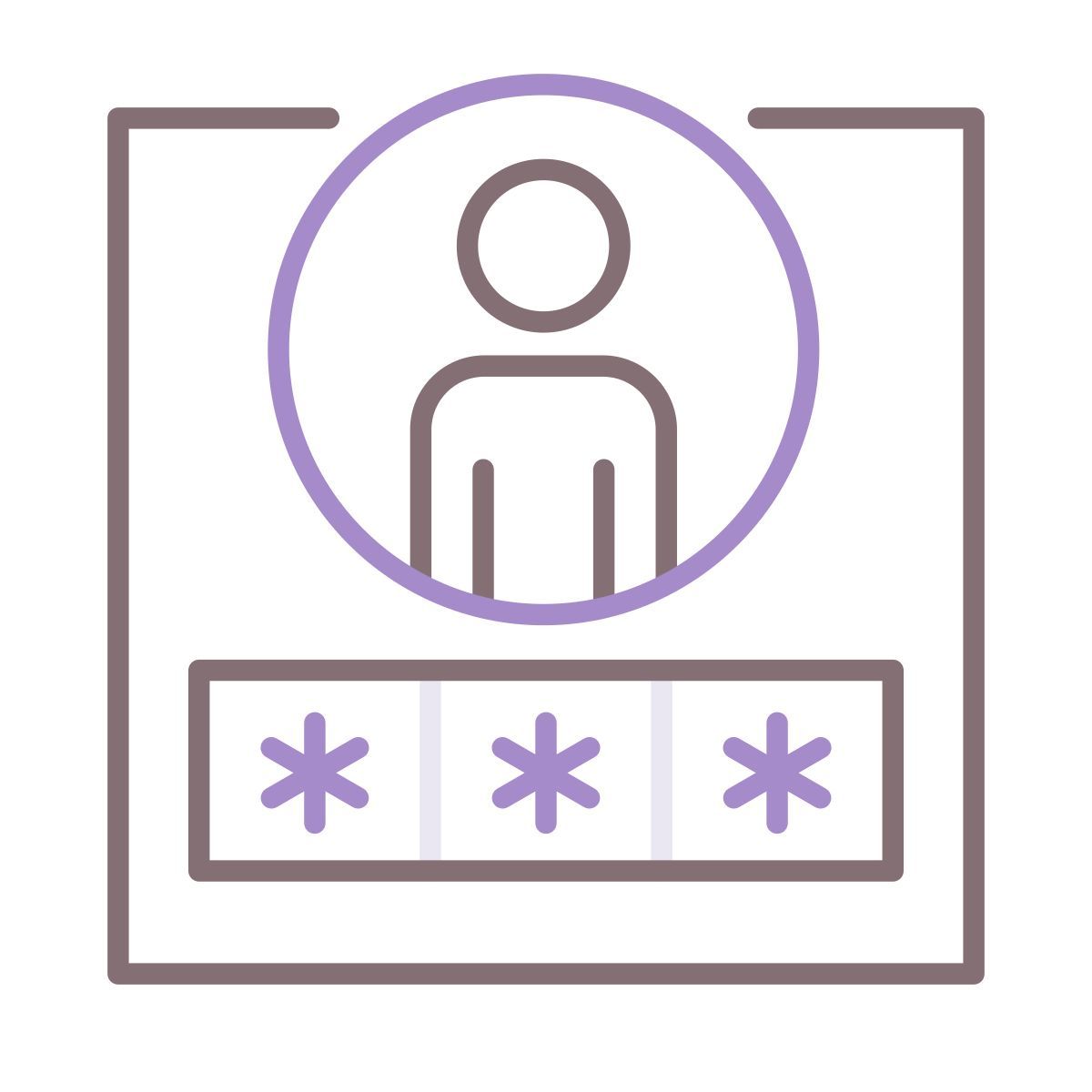 user profile icon