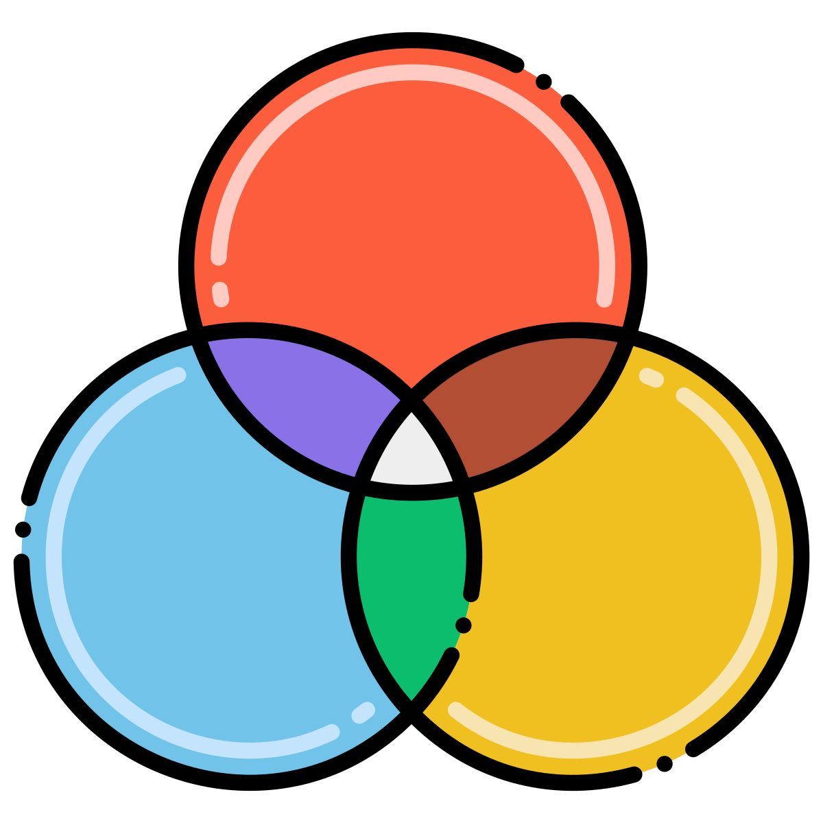 venn diagram icon