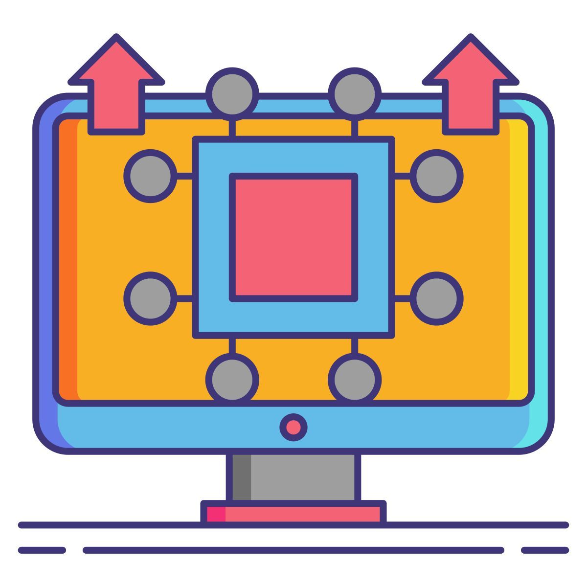 escalabilidad vertical icon