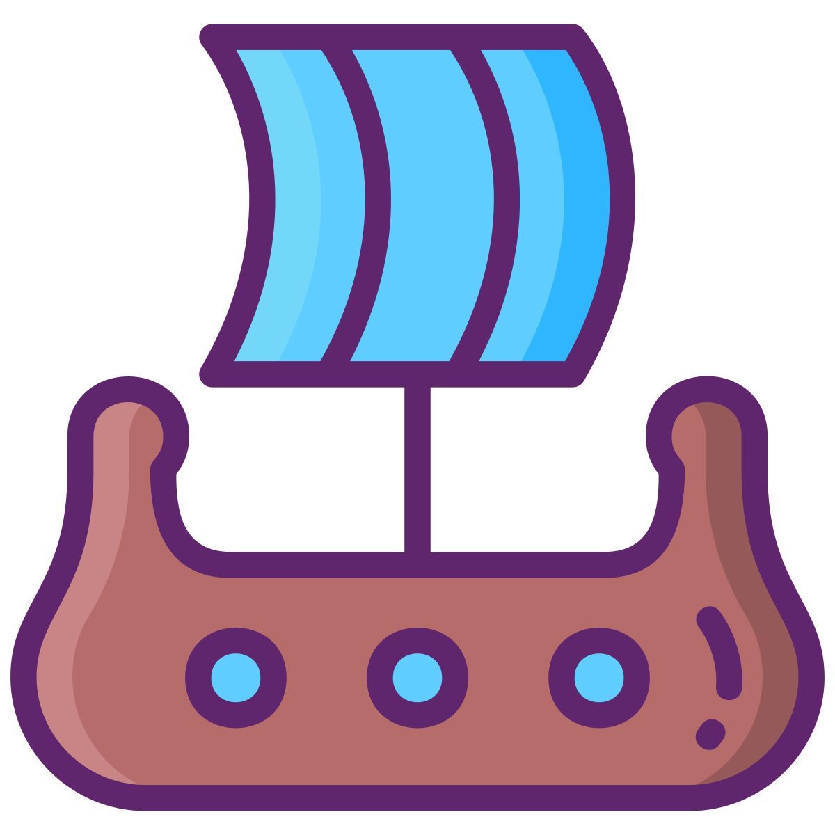 wikingerschiff icon