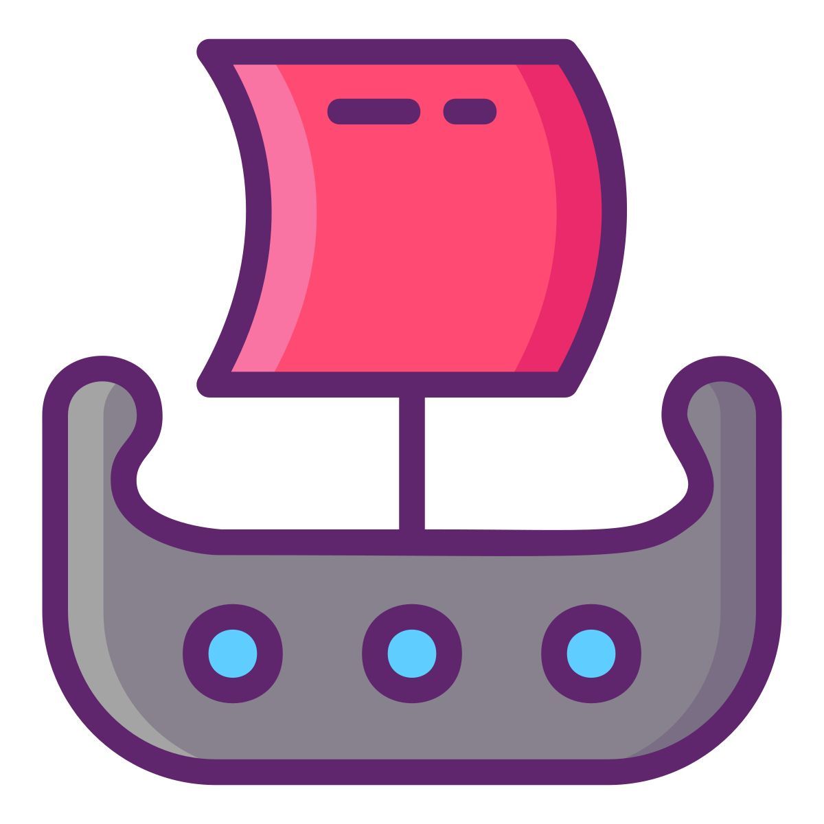 корабль викингов icon