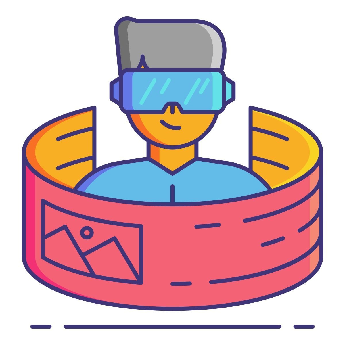 virtual reality icon