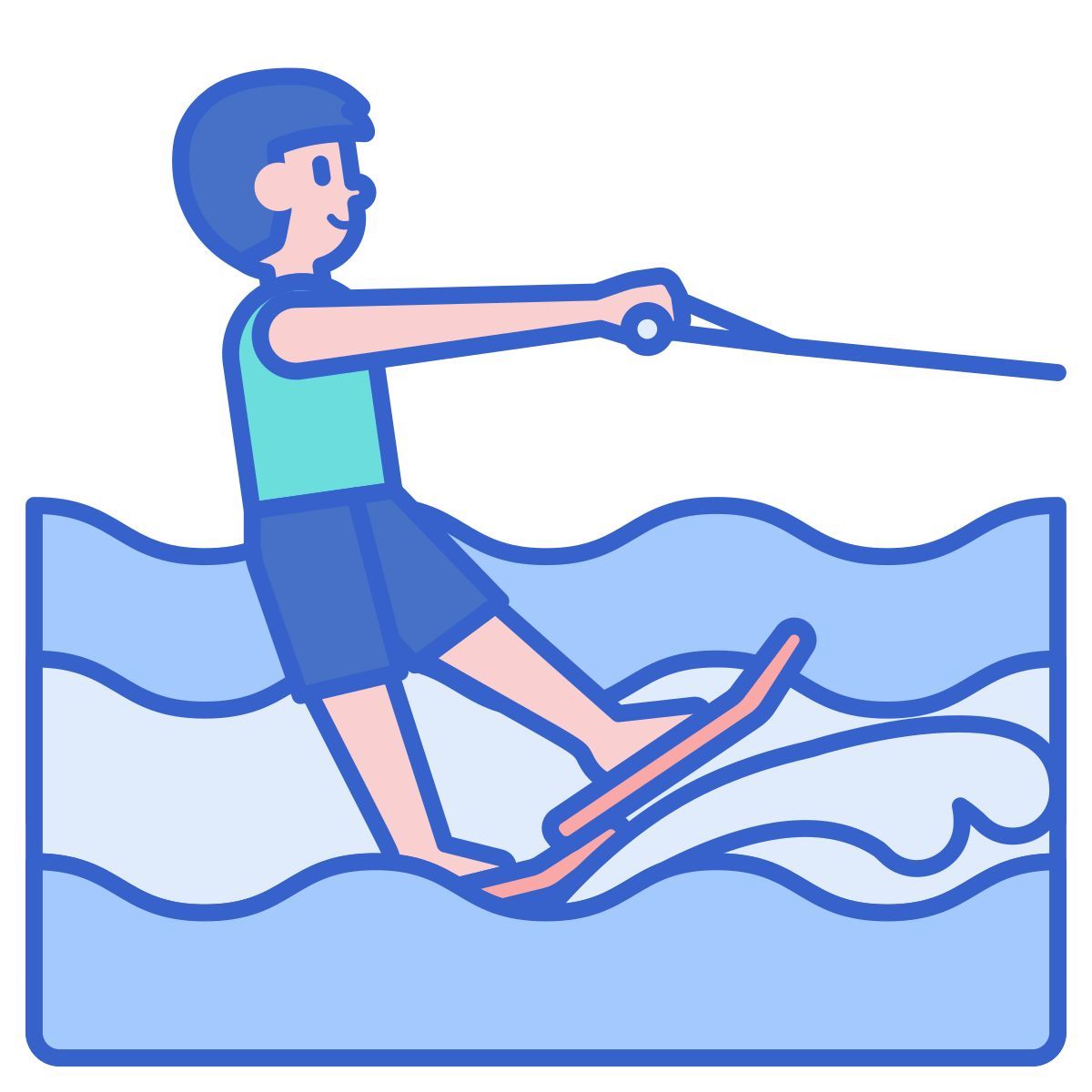 esquí acuático icon